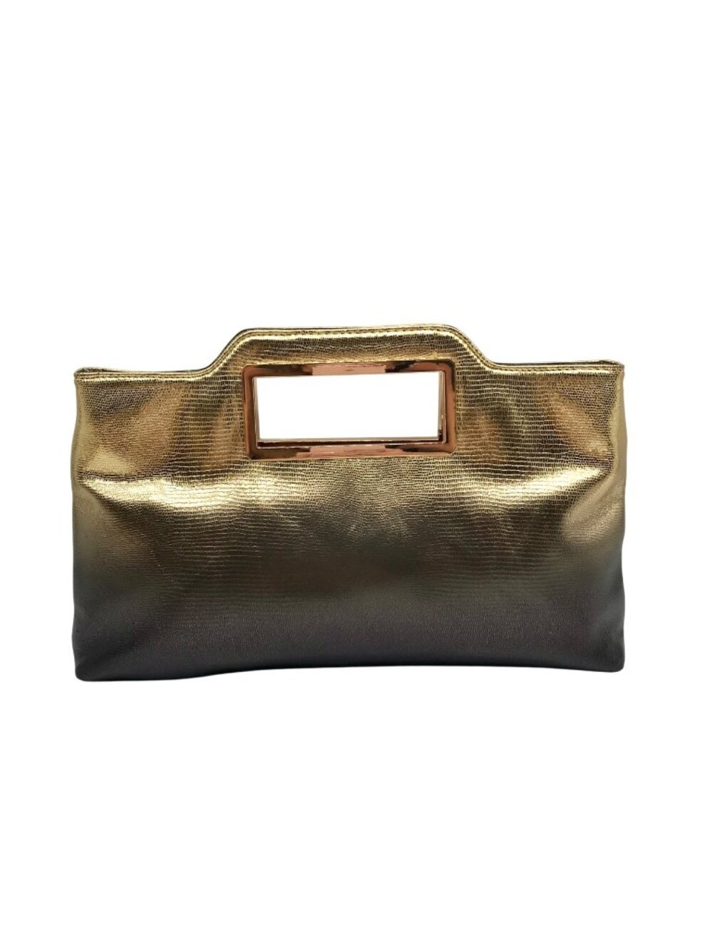 I.N.C. International Concepts Metallic Gold & black Judith Convertible Clutch